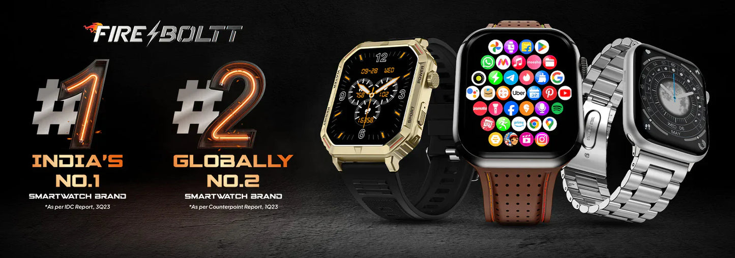 FE Bolt Smart Watch with 4G/5G SIM AMOLED Display, Video Calling, 4GB+64GB Storage , 49 mm for Men & Women- Black Strap